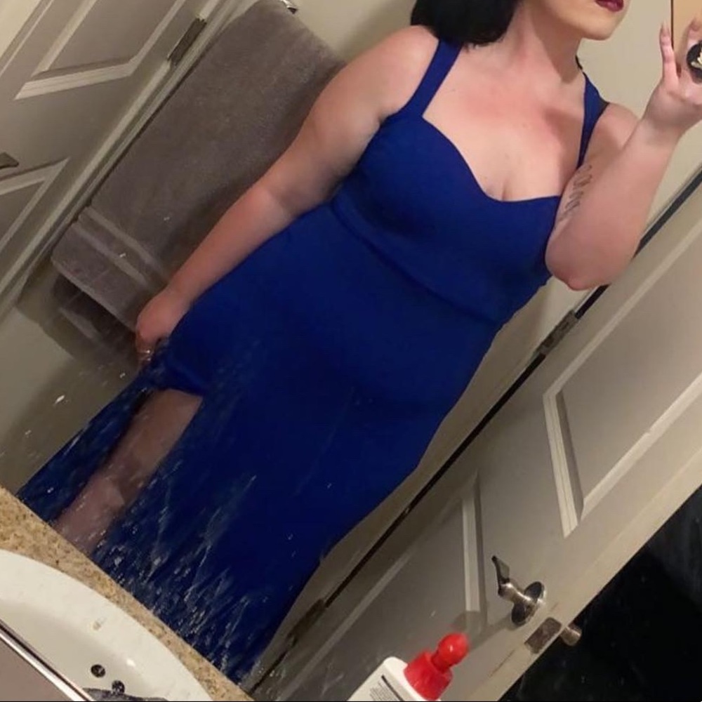 Royal Blue My Michelle Evening Gown